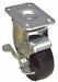 Plate Caster Swivel Rubber 6 3/16 H