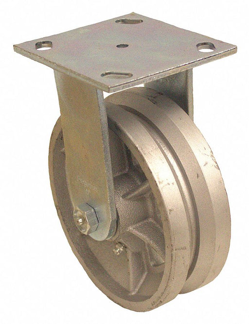Plate Caster Rigid Iron 7 1/2 H