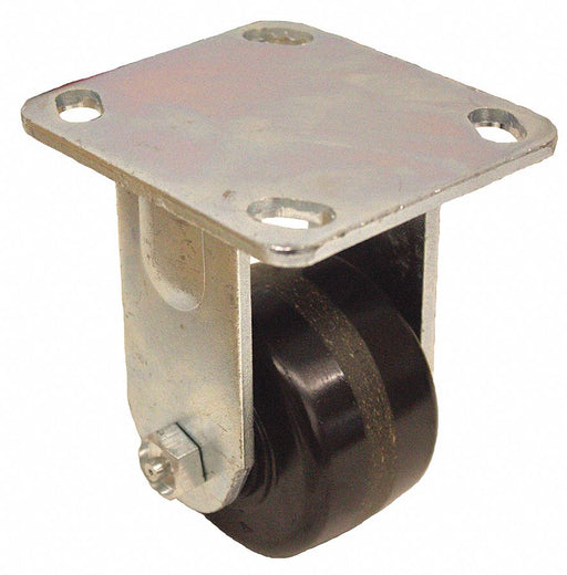 Plate Caster Rigid Phenolic 5 1/4 H