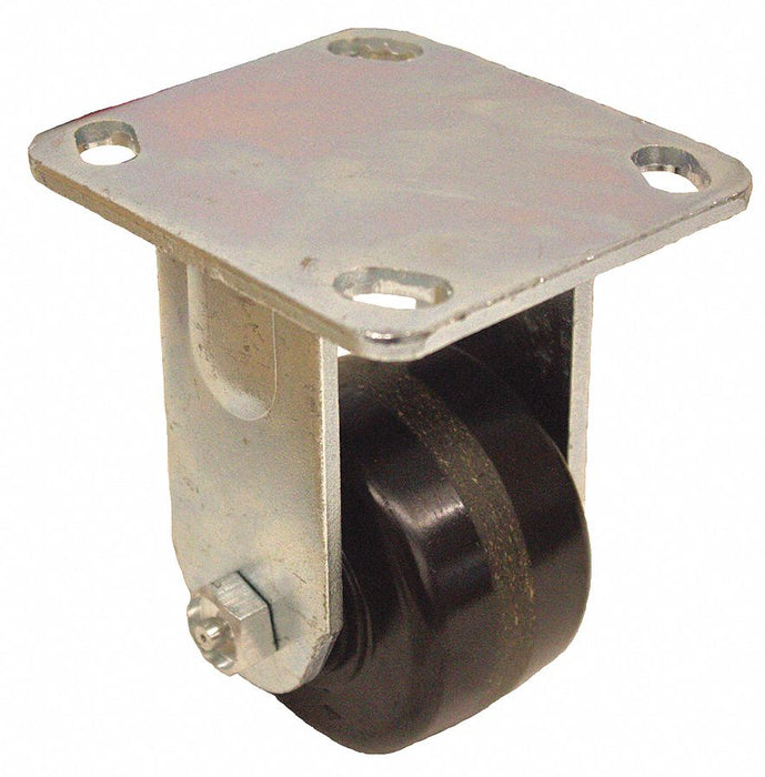 Plate Caster Rigid Phenolic 5 1/4 H