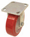 Plate Caster Rigid Polyurethane 9 1/2 H