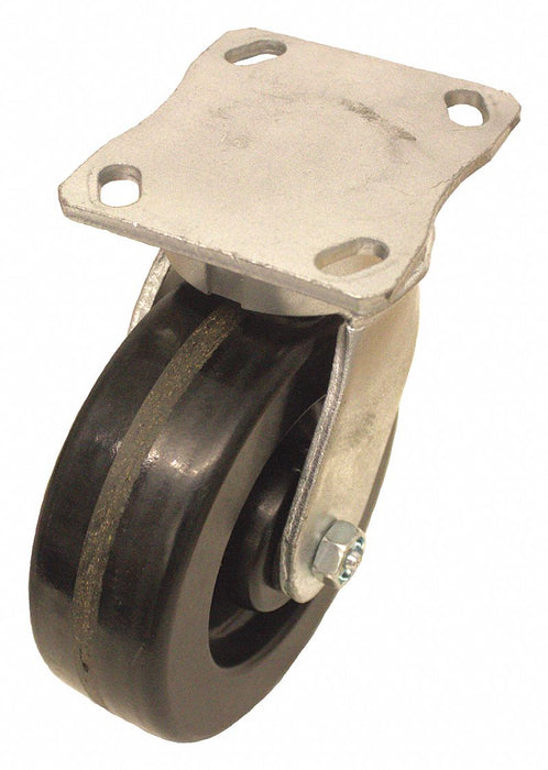 Plate Caster Swivel Phenolic 5 1/16 H