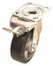 Plate Caster Swivel Rubber 9 1/4 H