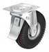Plate Caster Swivel Rubber 10 1/4 H