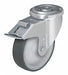 Bolt-Hole Caster 4 7/8 dia Swivel PU