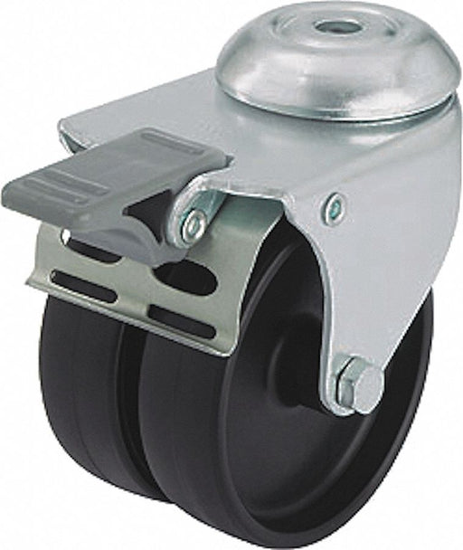 Bolt-Hole Caster 2 dia Swivel Nylon
