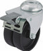 Bolt-Hole Caster 2 dia Swivel Nylon