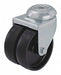 Bolt-Hole Caster 3 dia Swivel Nylon