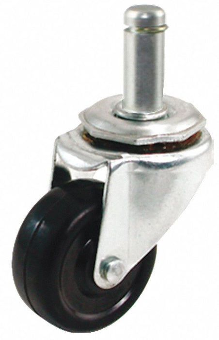 Stem Caster 2 1/2 dia Rubber 95lb