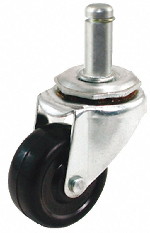 Stem Caster 2 1/2 dia Rubber 95lb
