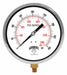 K4528 Pressure Gauge 6 Dial Size Black