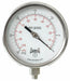 Vacuum Gauge 4-1/2 Dial Size Silver