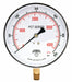 K4529 Pressure Gauge 4-1/2 Dial Size Silver