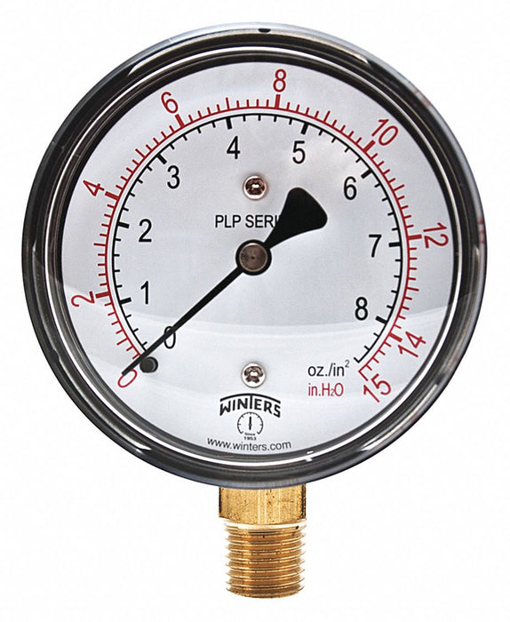 K4546 Pressure Gauge 2-1/2 Dial Size Black