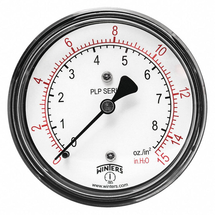 K4544 Pressure Gauge 2-1/2 Dial Size Black