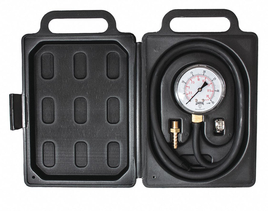 Pressure Gauge 2-1/2 Dial Size Black
