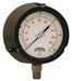 N0142 Pressure Gauge 4-1/2 Dial Size Black