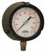 N0142 Pressure Gauge 4-1/2 Dial Size Black