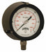 N0142 Pressure Gauge 4-1/2 Dial Size Black