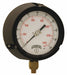N0236 Pressure Gauge 4-1/2 Dial Size Black