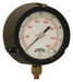 N0162 Pressure Gauge 4-1/2 Dial Size Black
