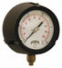 N0236 Pressure Gauge 4-1/2 Dial Size Black