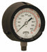 N0226 Pressure Gauge 4-1/2 Dial Size Black