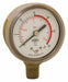 K4562 Pressure Gauge 2 Dial Size Brass
