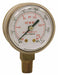 K4562 Pressure Gauge 2 Dial Size Brass