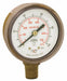 K4562 Pressure Gauge 2 Dial Size Brass