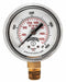 K4562 Pressure Gauge 2 Dial Size Brass