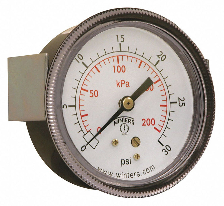 K4520 Pressure Gauge 2-1/2 Dial Size Black