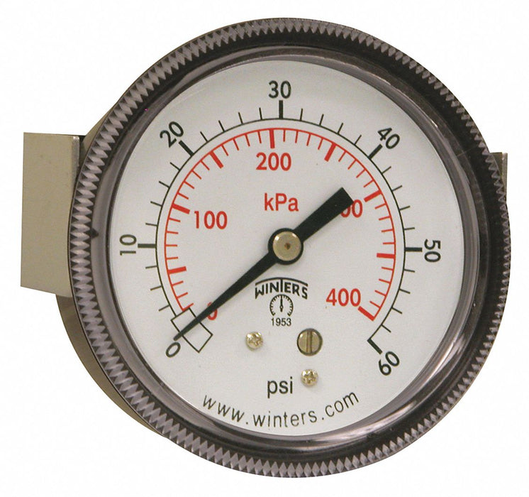 K4520 Pressure Gauge 2-1/2 Dial Size Black