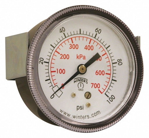 K4520 Pressure Gauge 2-1/2 Dial Size Black