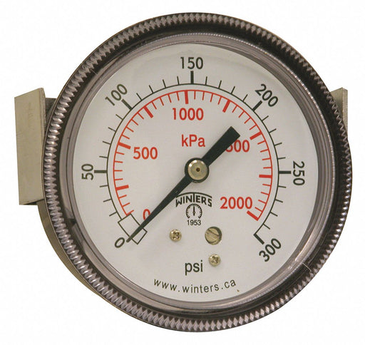 K4520 Pressure Gauge 2-1/2 Dial Size Black