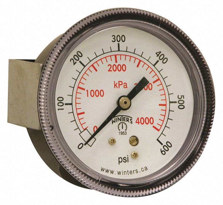 K4520 Pressure Gauge 2-1/2 Dial Size Black