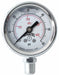 N0234 Pressure Gauge 1-1/2 Dial Size Silver