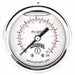 N0235 Pressure Gauge 1-1/2 Dial Size Silver