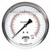 N0232 Pressure Gauge 4 Dial Size Silver
