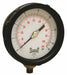 K4215 Pressure Gauge 4 Dial Size Yellow