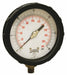 K4215 Pressure Gauge 4 Dial Size Red