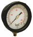 K4215 Pressure Gauge 4 Dial Size Yellow