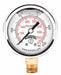 Pressure Gauge 2 Dial Size Silver