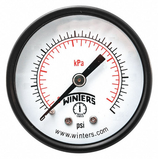 Pressure Gauge 2 Dial Size Black