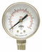 Pressure Gauge 1-1/2 Dial Size Silver