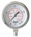 N0148 Pressure Gauge 2-1/2 Dial Size Silver
