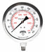N0154 Pressure Gauge 4 Dial Size Silver