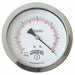 N0153 Pressure Gauge 4 Dial Size Silver
