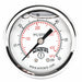 K4540 Pressure Gauge 2 Dial Size Silver