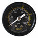 Pressure Gauge 1-1/2 Dial Size Black